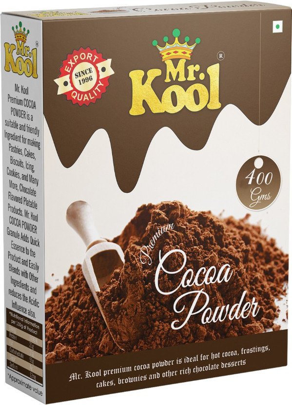 Mr.Kool Premium Cocoa Powder 400 gm For Cake | Chocolate Cocoa Powder(400 g)