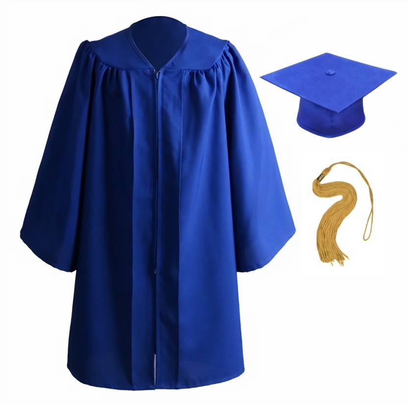 MeraConvocation Royal Blue Matte Kids Convocation Gown and Cap ...