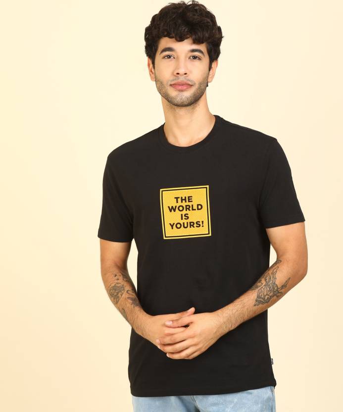 LEVI'S Graphic Print Men Round Neck Black T-Shirt - Buy LEVI'S Graphic  Print Men Round Neck Black T-Shirt Online at Best Prices in India |  