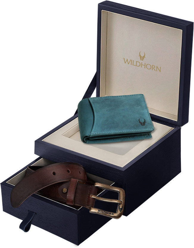 WILDHORN WILDHORN Wallet & Belt Combo(Blue) - Flipkart Deal
