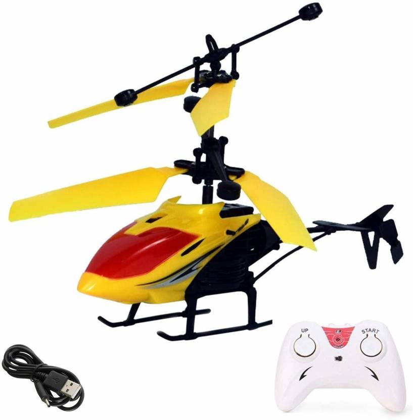 ZXIMI Induction Flight Remote Control Chargeable Helicopter Toys for ...