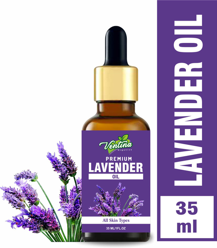 Ventina Organics Best Lavender Essential Oil, 100% Natural & Pure, for Hair, Skin, Face (35 ml)(35 ml)
