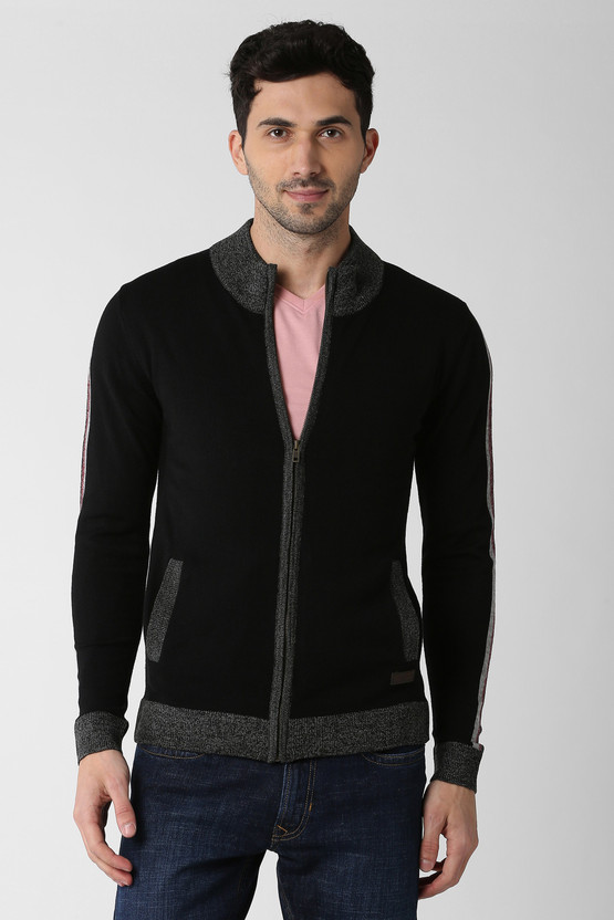 PETER ENGLAND Solid Casual Men Black 