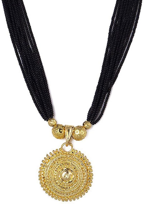 traditional mangalsutra with black beads online