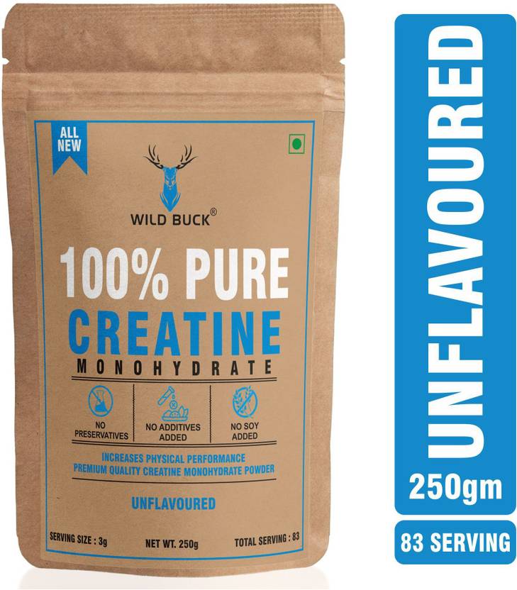 WILD BUCK CREATINE For Muscles Recovery,Muscles Growth & NonCrash Energy During Workouts