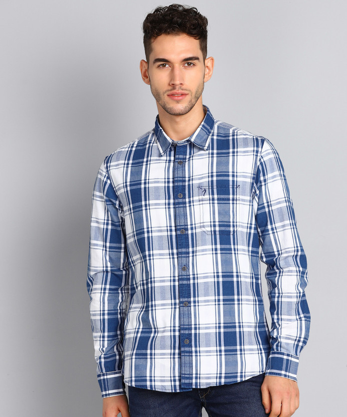 Buy INDIAN TERRAIN Men Checkered Casual