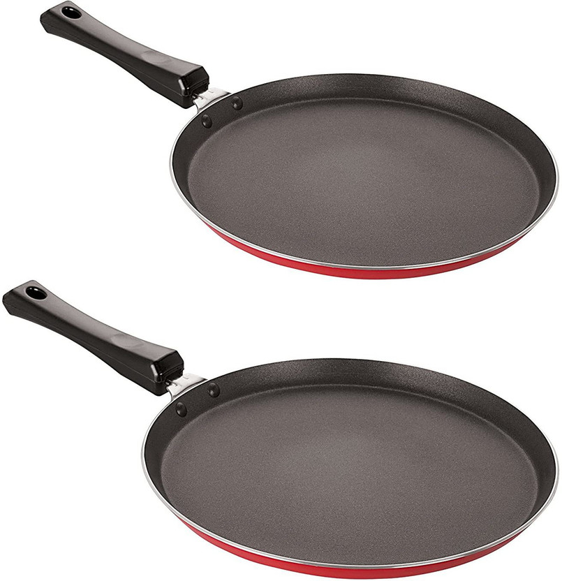NIRLON NIRLON Non-Stick Aluminium Cookware Set, 2-Pieces, Red (2.6mm_FT10_FT11) Non-Stick Coated Cookware Set(PTFE (Non-stick), Aluminium, 2 - Piece) - Flipkart Deal
