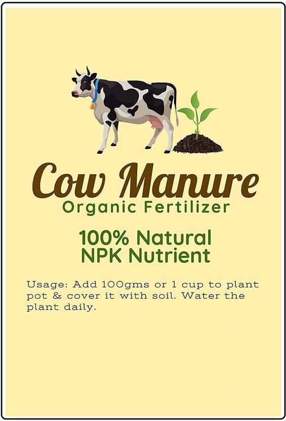 VibeX XL1674Cow Dung Compost Organic Fertilizer and Manure3Kgs