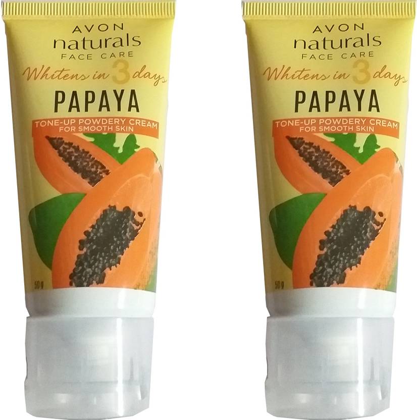 AVON Naturals Papaya Whitening Powdery Cream Price in India, Buy AVON