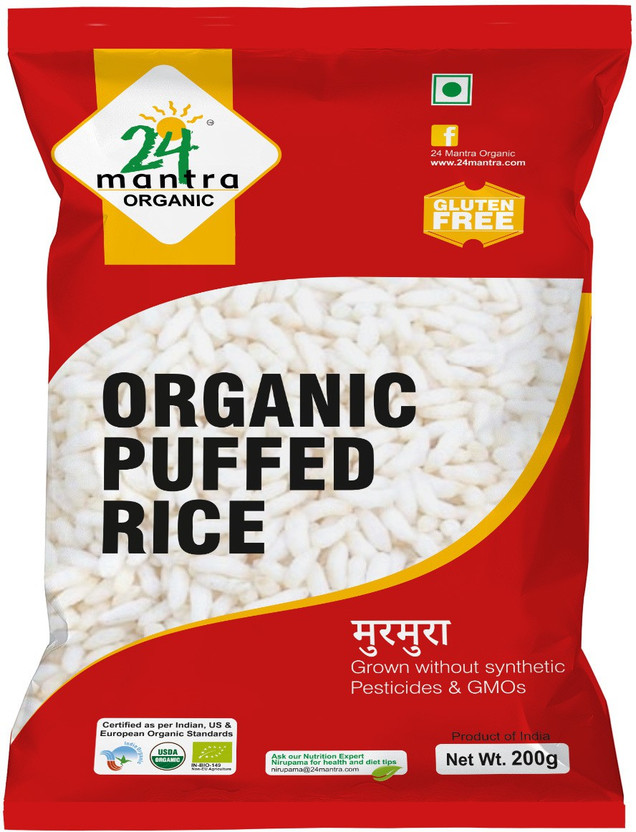 24 mantra ORGANIC Puffed Rice(0.2 kg)