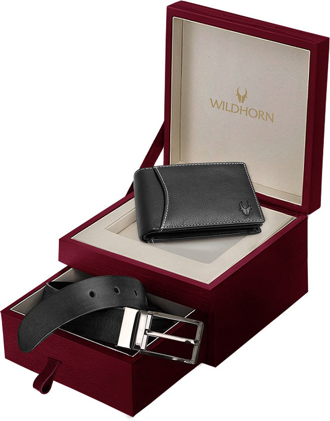 WILDHORN WILDHORN Wallet & Belt Combo(Black) - Flipkart Deal