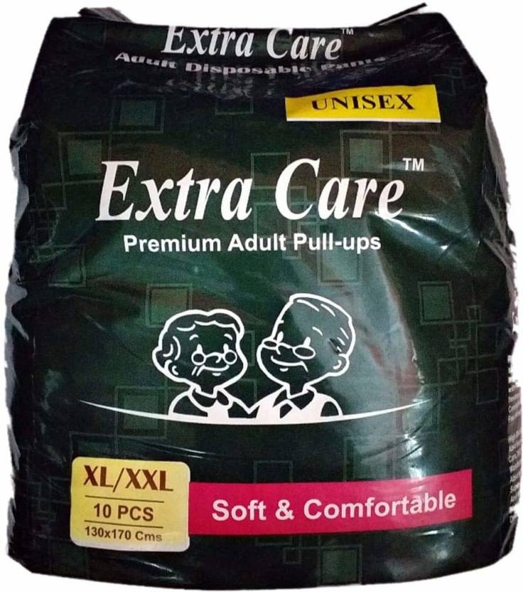 Extra Care ExtraCare Adult Diapers Pants (10 COUNT) XL/XXL (130x170 CMS) Adult Diapers XL