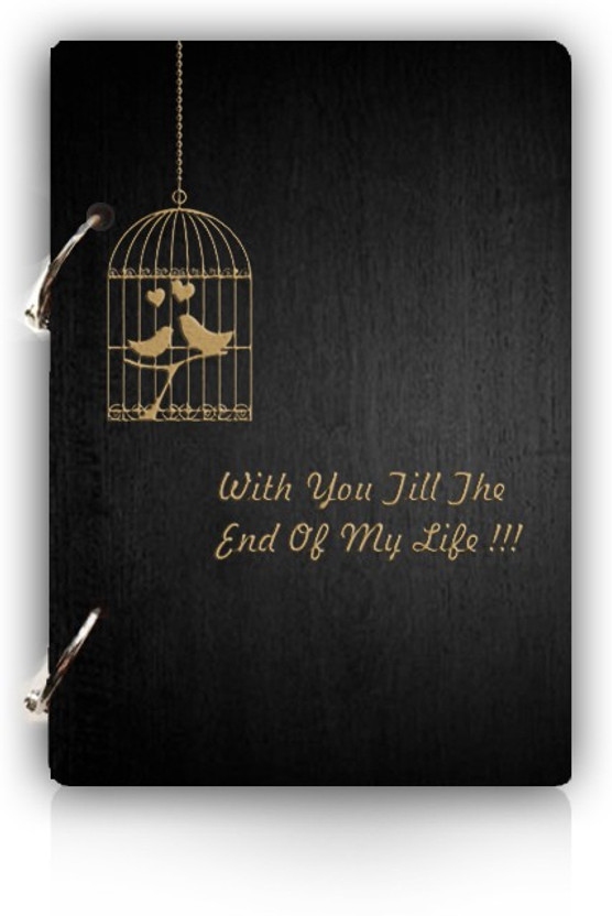Flipkart SmartBuy Handmade paper wooden diary A5 Diary UNRULED 160 Pages(Black)