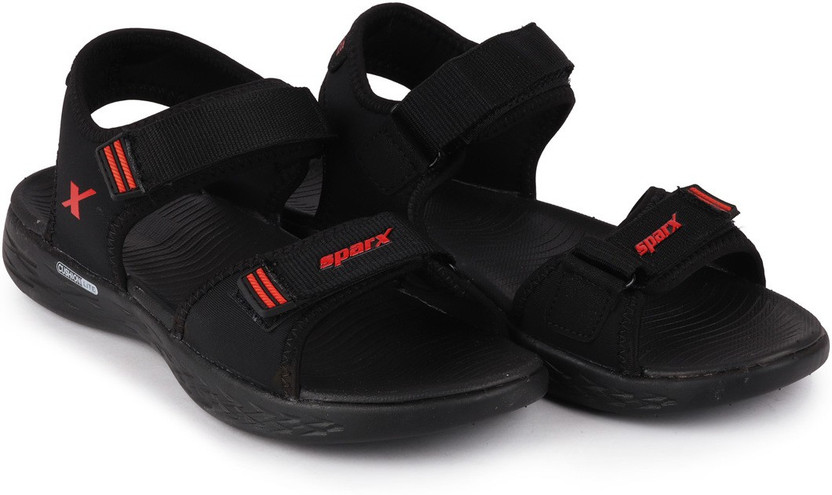 Sparx Men Black Sandals - Buy Sparx Men 