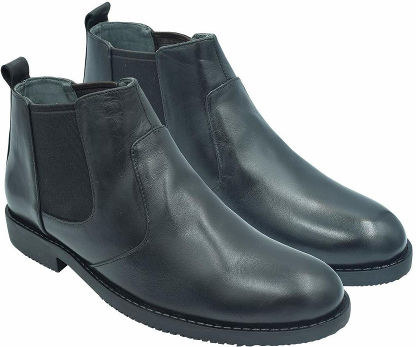 OCIO Real Leather Chelsea Boots High 