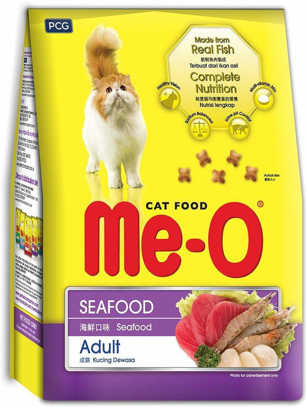 Me-O JP Pet Products Sea-Food-1.2Kg Sea Food 1.2 kg Dry Adult Cat Food
