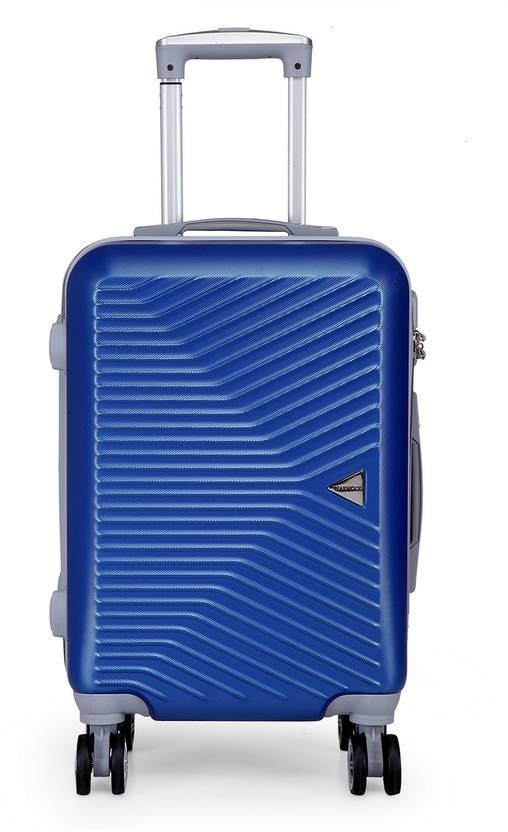 Teakwood CABIN LUGGAGE 55 CM (BLUE) Expandable Cabin Suitcase 20