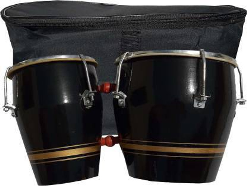 NSR professional bongo drum With Bag 011 Wooden Bongo(17 cm, 10 cm)