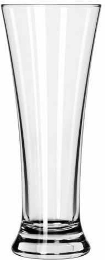 AGOYA (Pack of 6) Long Water Beer Juice Mocktail Lassi Glass Transparent Glass Set Water/Juice Glass(400 ml, Glass, Clear)