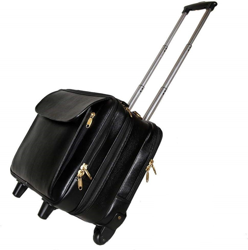 Mens leather carry on luggage Clearance