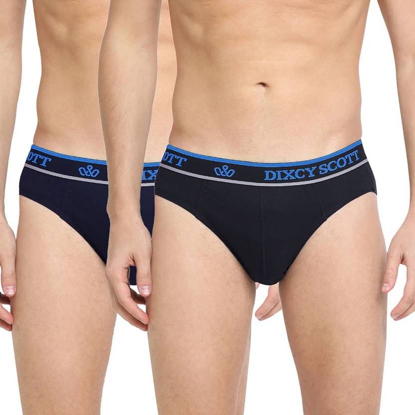 [Size S] DIXCY SCOTT Pack of 2 Solid Men Brief