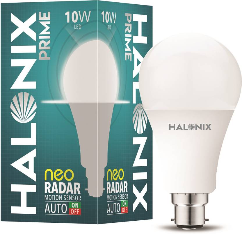 Halonix 10W Round B22 Neo Radar Motion Sensor bulb Pack of 1 Price in