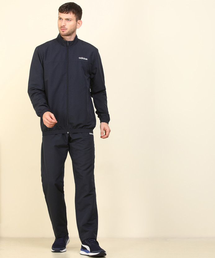 Adidas solid men's track suit Outlet