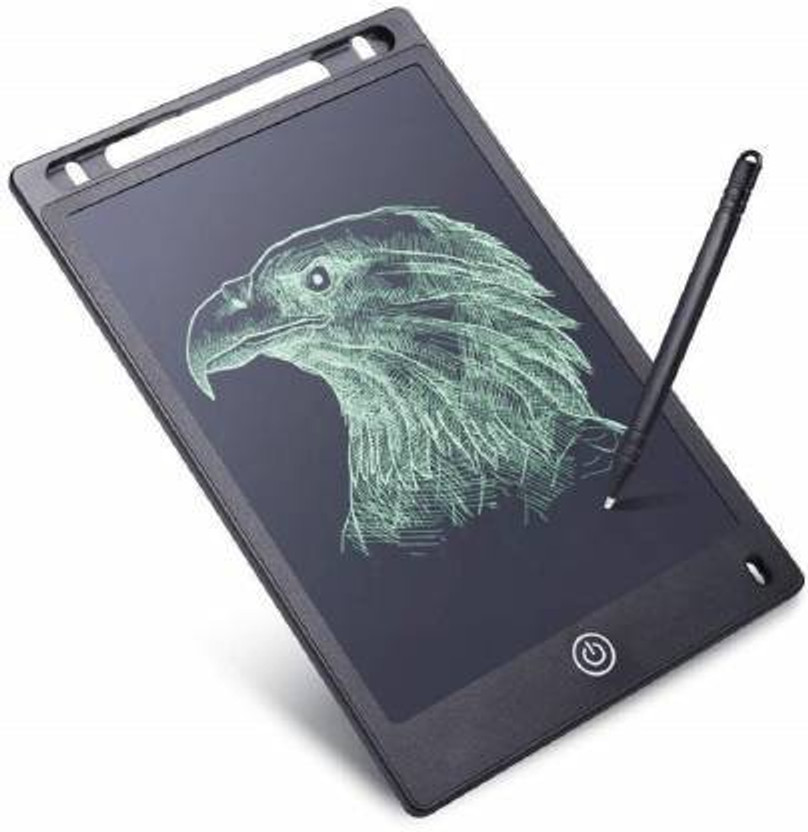 MAPLOX Portable 8.5" Re-Writable LCD E-Pad, Paperless E-Writer with Stylus, Digital Notepad for Drawing, Playing, Handwriting , Writing Notebook 10 x 20 inch Graphics Tablet(Black)