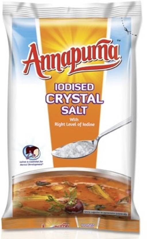 Annapurna IODISED CRYSTAL SALT Iodized Salt Price in India Buy