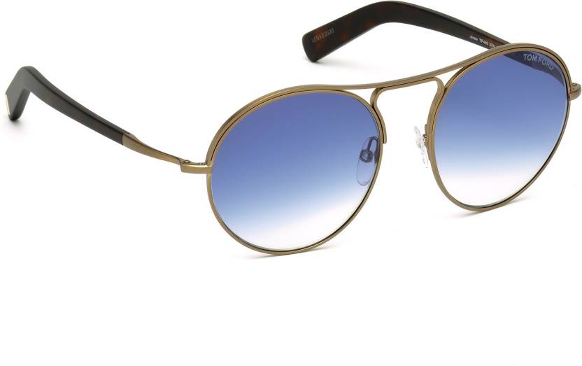 Buy TOM FORD Round Sunglasses Blue For Men Online @ Best Prices in India |  