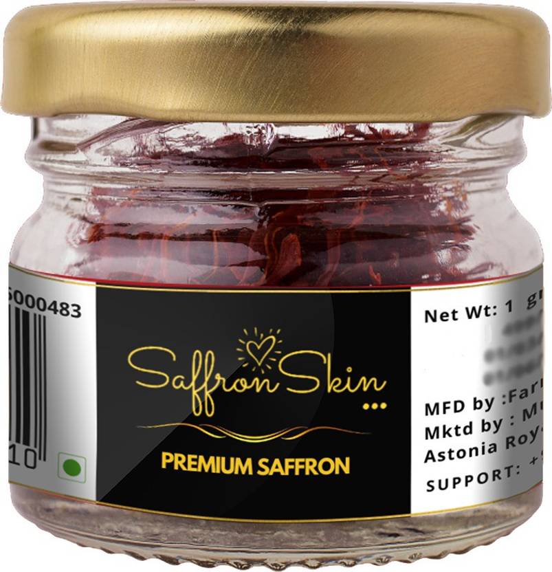 Saffronskin Pure Kashmiri Saffron A++ Grade 1 Gram Pack Price in India