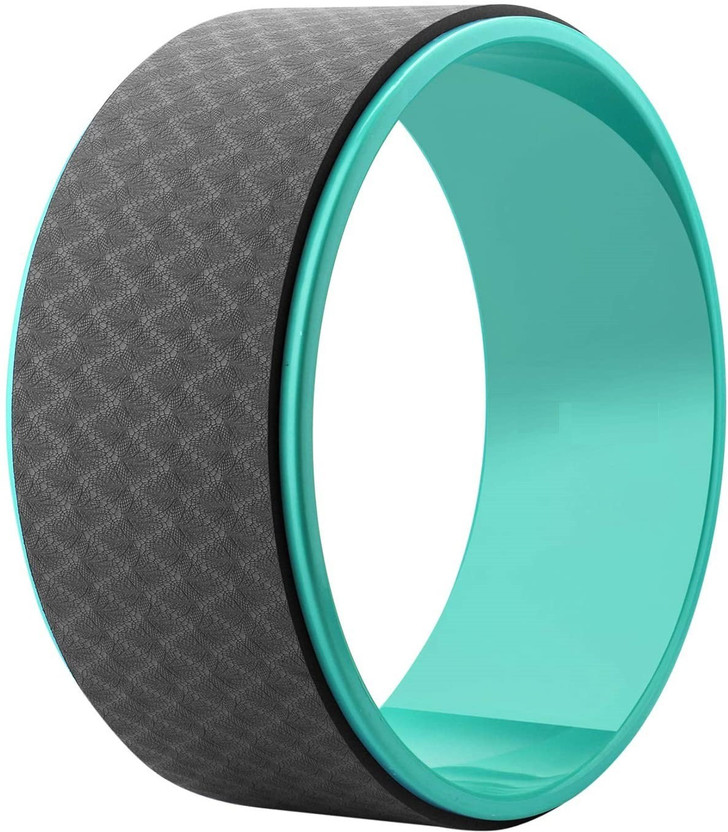 Tormeti Wheel - Back, Hip, Chest And Shoulder exercise 6 mm Thick Foam Yoga Blocks(Black Pack of 1)