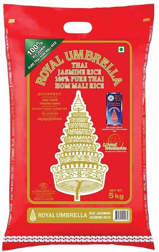 Royal Umbrella 100% Pure Thai Jasmine Rice(5 kg)