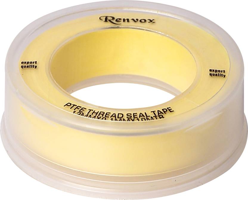 RENVOX Single Sided Teflon Tape for Plumbing Pipe fittings,Aquarium,Washing