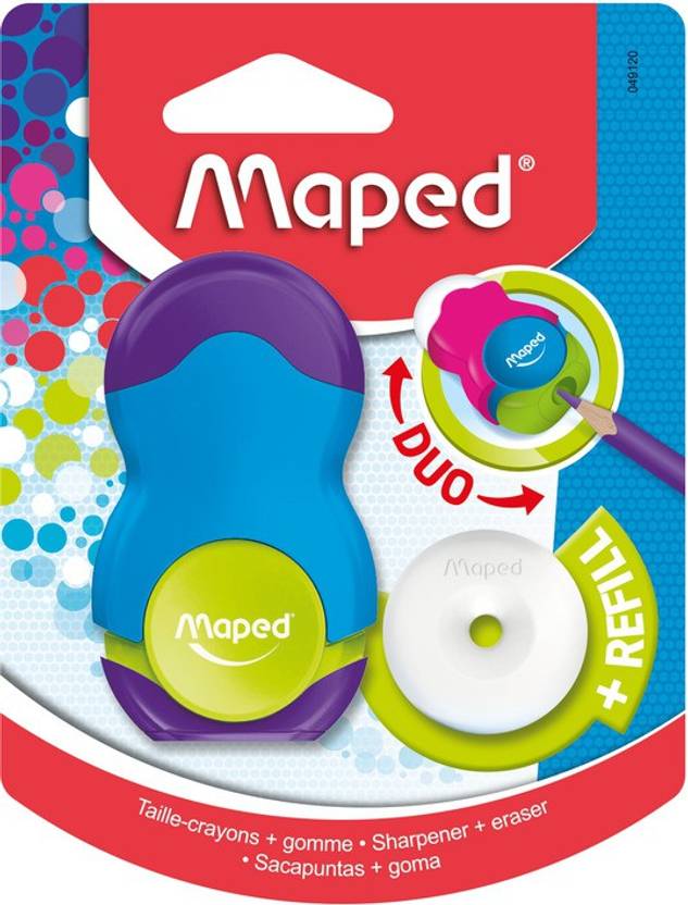 Maped Loopy Duo Combo(Eraser + Sharpener) Single Pencil