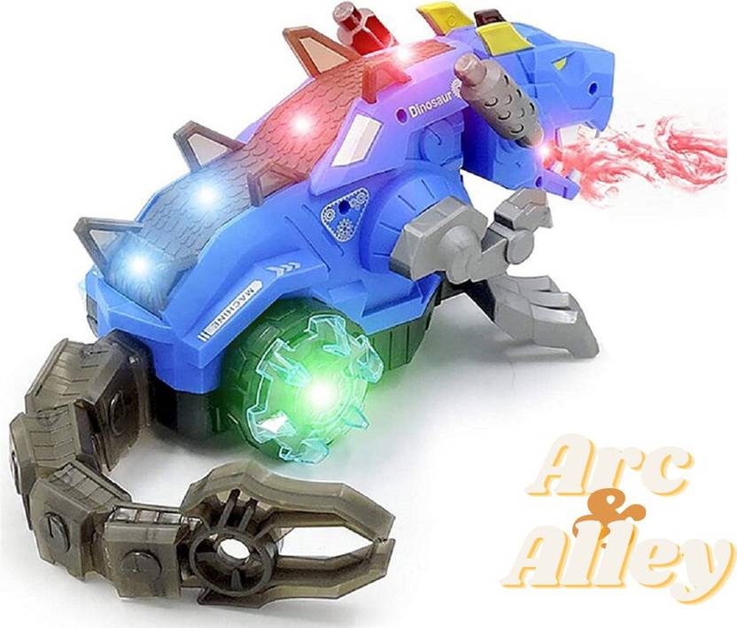 Miss Mithiistic Spraying Dragon Robot Toy with LED Light Toy for Kids Mechanical Robotic Dragon