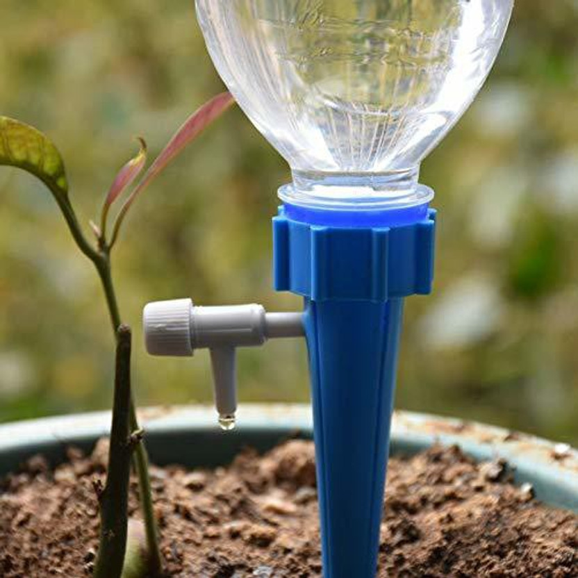 Delidge Drip Irrigation System Plant Waterers DIY Automatic drip Water Spikes Taper Watering Plants Automatic houseplant Watering 4pcs/Set Drip Irrigation Kit