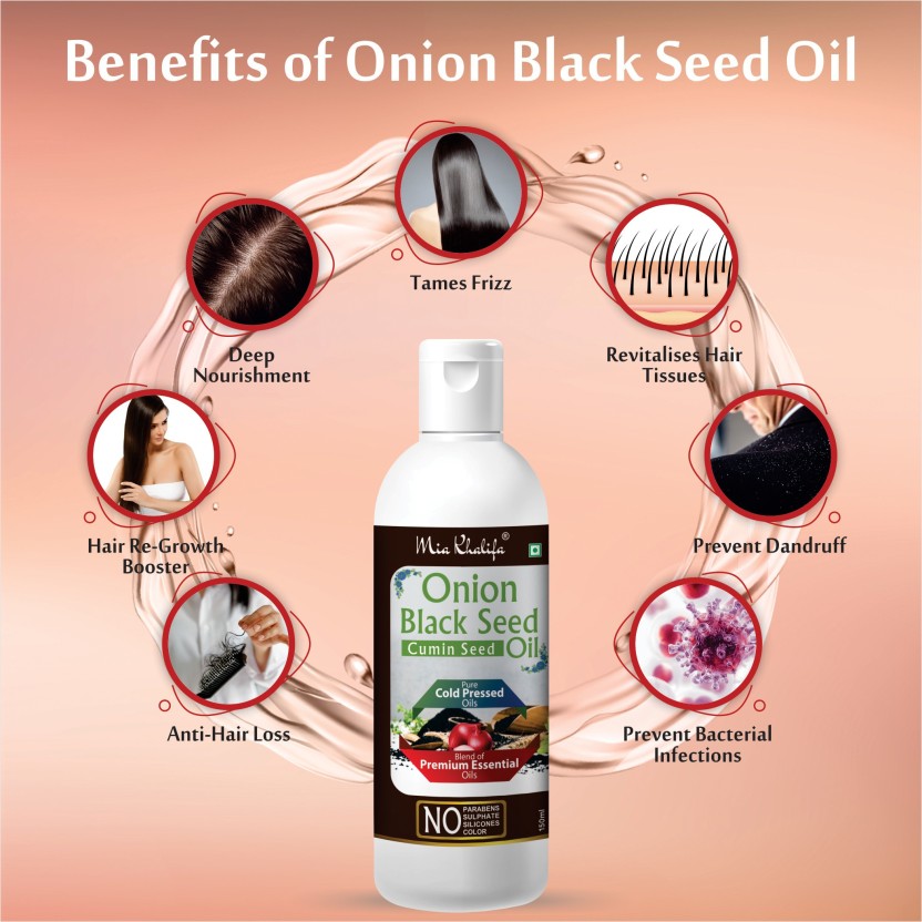 Mia Khalifa Onion Black Seed Hair Oil