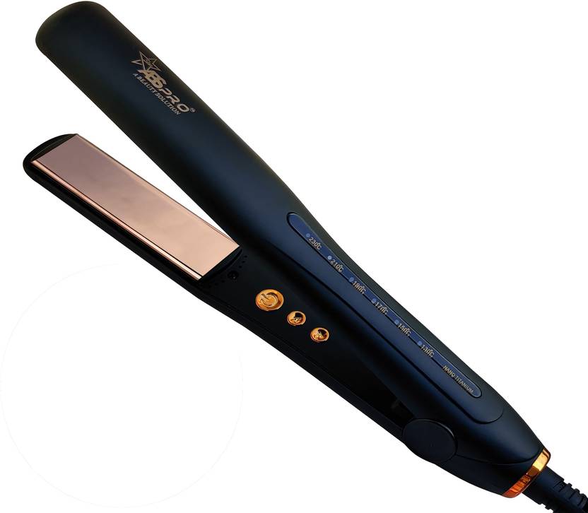 Abs Pro ABS Pro S 10 Gleam rose gold Hair Straightener (Black, Gold