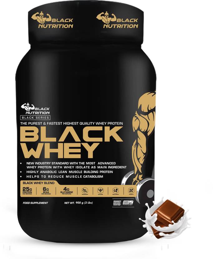 Black Nutrition Black Whey Increase Strength,Muscle Mass ,Feel Fuller
