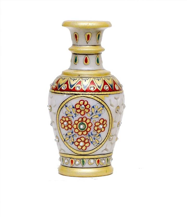 Buy Aaradhya Shop Marble Lady Showpiece Plate With Stand On Round Shape