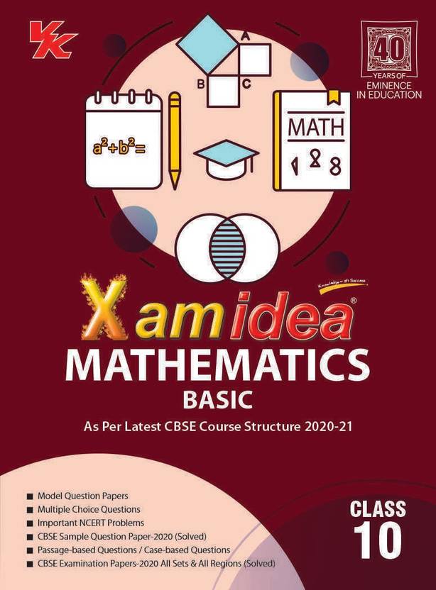 Xam Idea Mathematics (Basic) for Class 10 CBSE Examination Buy Xam