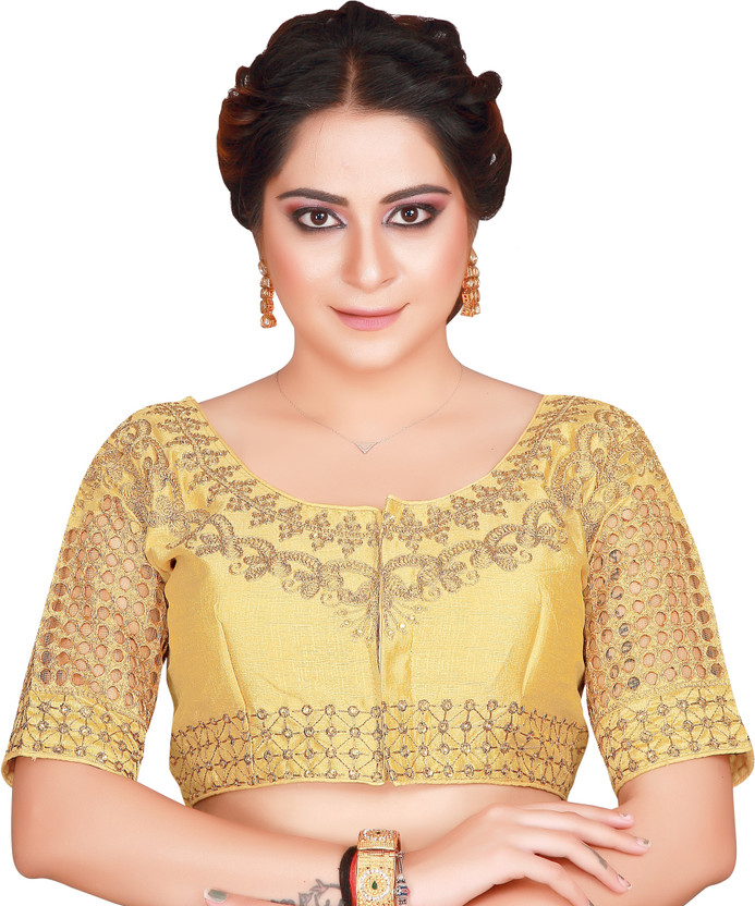 golden blouse flipkart