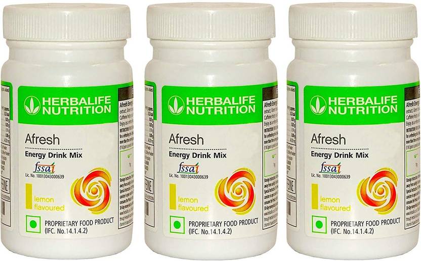 Herbalife Nutrition Afresh Lemon Flavour Energy Drink Energy Drink