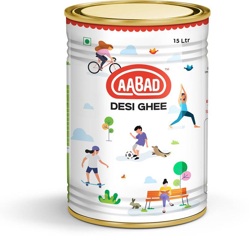 AABAD DESI_GHEE_TIN_15_KG Ghee 15 kg Tin Price in India Buy AABAD