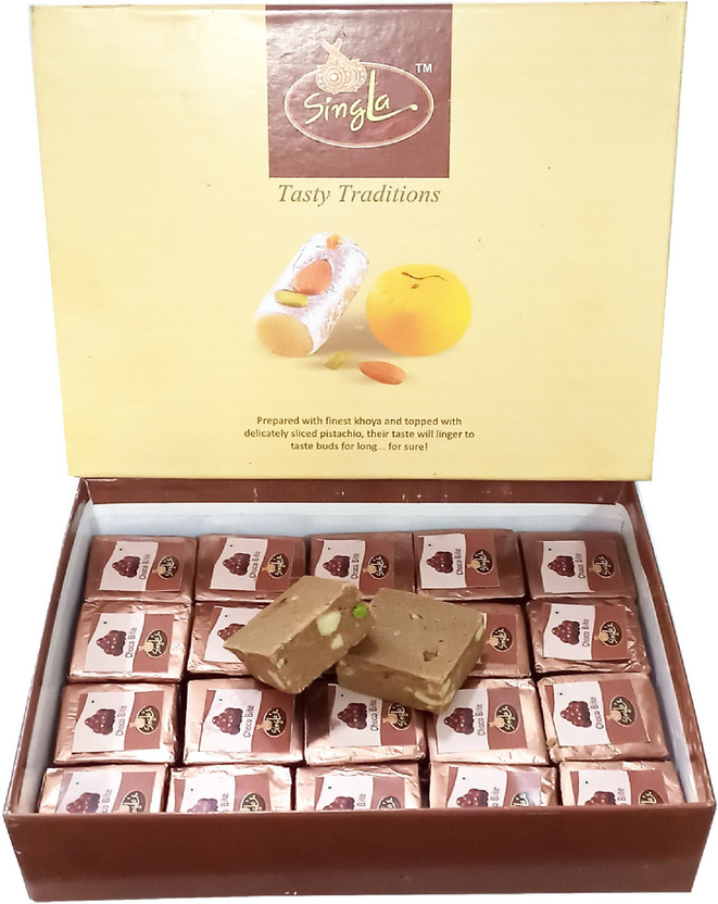 Singla Singla Choco Bites Dry Fruit Sweet Best Quality 500g(500 g) - Flipkart Deal