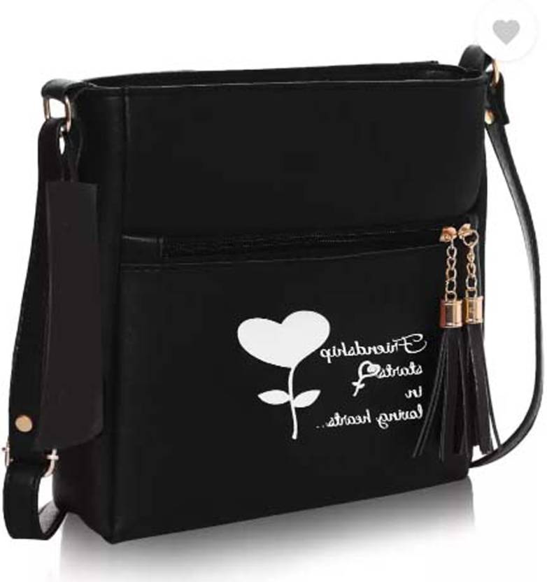 SHAMRIZ Women's & Girl’s Stylish Cross-Body Sling Bags With Beautiful Flower Designer Design With Adjustable Strap | Ladies Purse Handbag | Sling