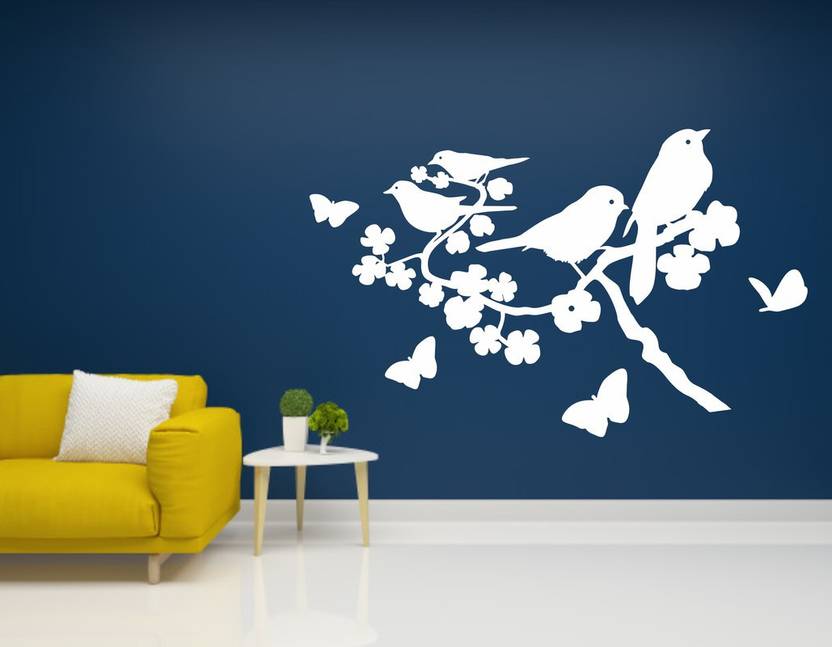 Decor studio 94 cm Birds wall sticker Birds on Tree wall decal sticker