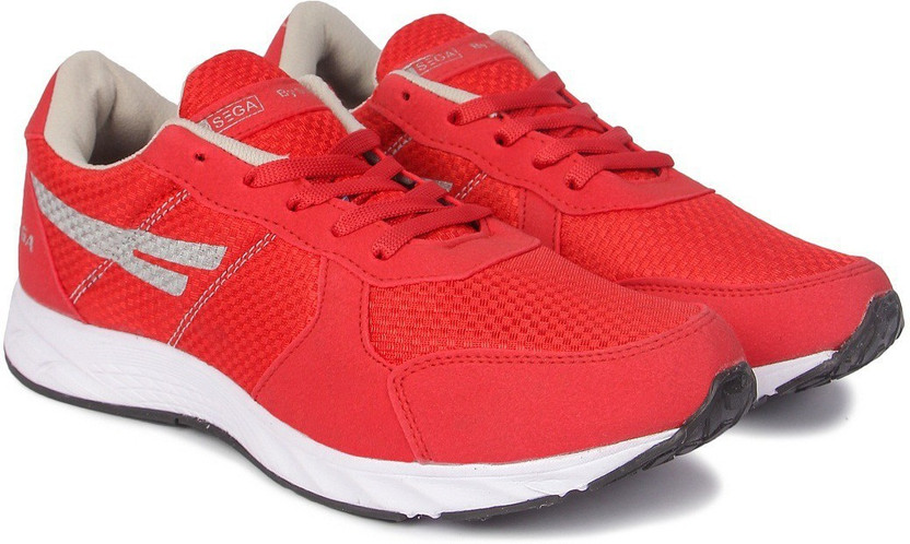 SEGA Sega 8 Red Running Shoes For Men 
