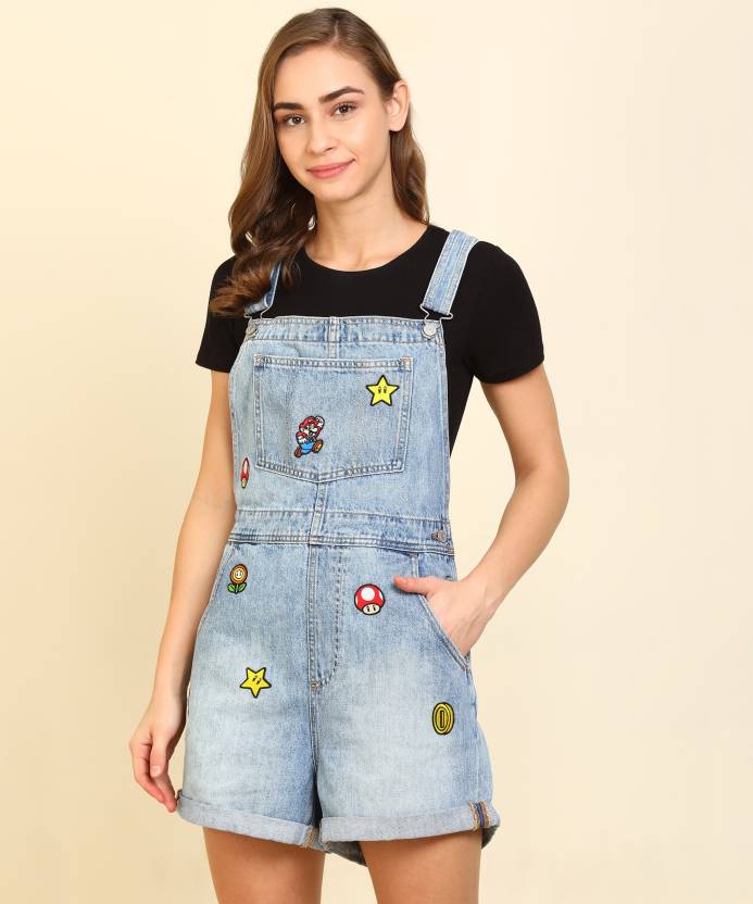 LEVI'S Women Blue Dungaree - Buy LEVI'S Women Blue Dungaree Online at Best  Prices in India 